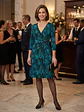 Vestido Privilege – Chevron Emerald & Blue - Talla 44 - Miniatura 3