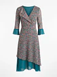 Vestido Tatienne – Romantic Floral & Teal Mesh - Talla L - Miniatura 1