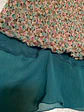 Vestido Tatienne – Romantic Floral & Teal Mesh - Talla L - Miniatura 10