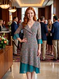Vestido Tatienne – Romantic Floral & Teal Mesh - Talla L - Miniatura 3