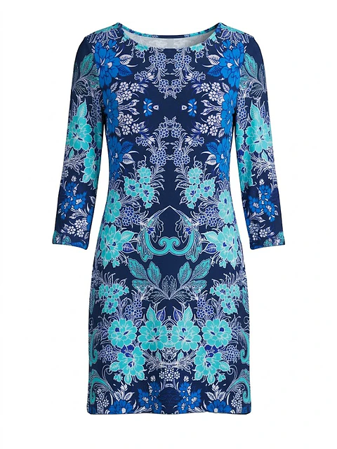 Vestido Wados – Mandala & Floral Blue - Talla S (36)