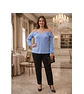 Blusa Michael Kors – Cold Shoulder con Cadenas Doradas - Talla 2X (XXL) - Miniatura 3