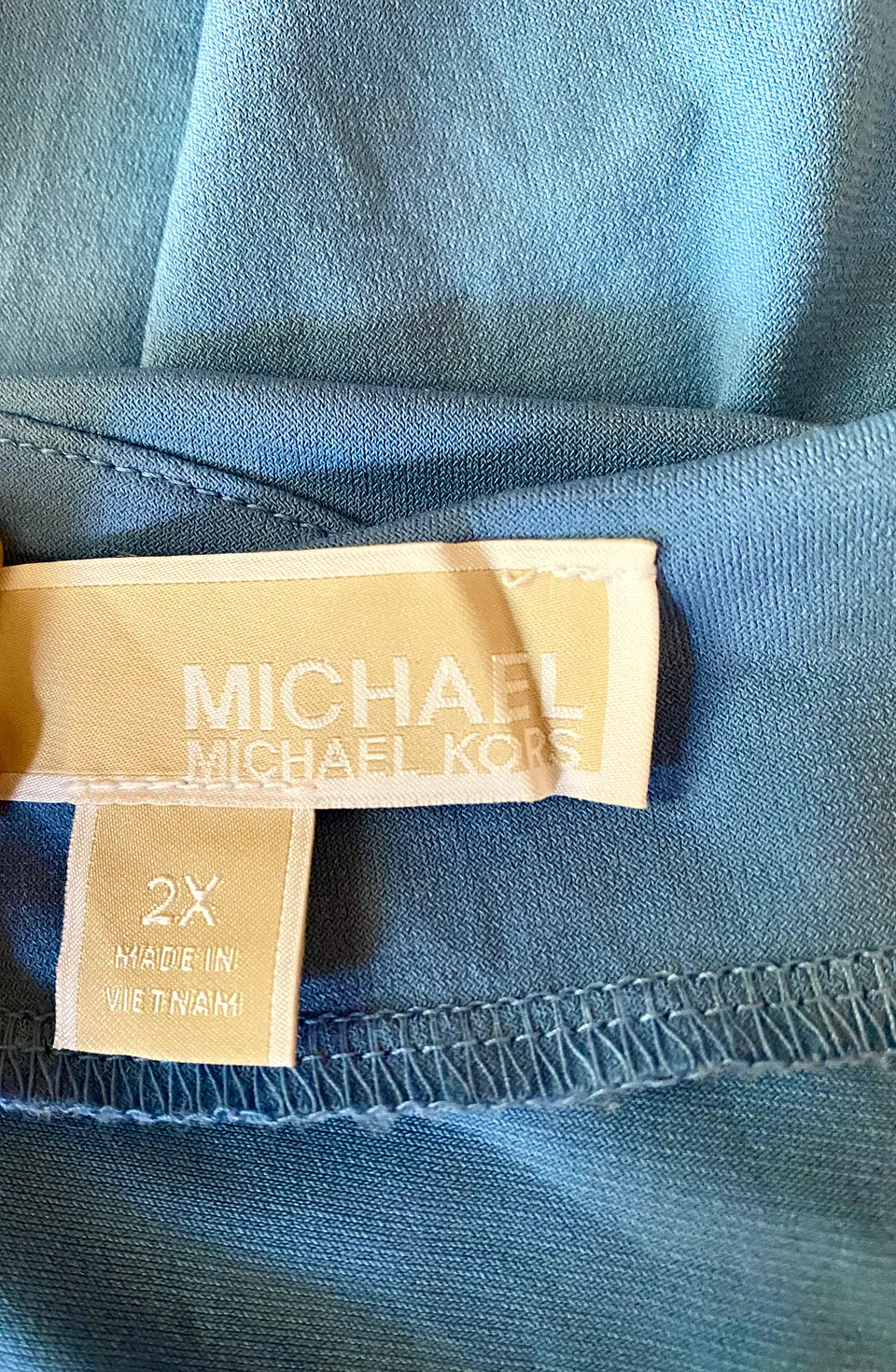 Blusa Michael Kors – Cold Shoulder con Cadenas Doradas - Talla 2X (XXL) 6