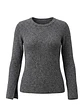 Chaleco H&M – Knit Jaspeado con Aberturas - Talla S - Miniatura 1