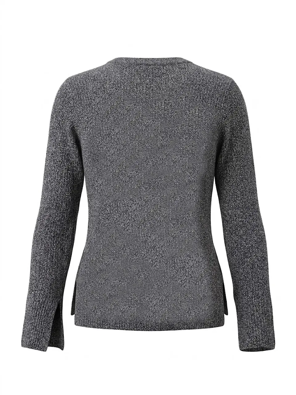 Chaleco H&M – Knit Jaspeado con Aberturas - Talla S 2