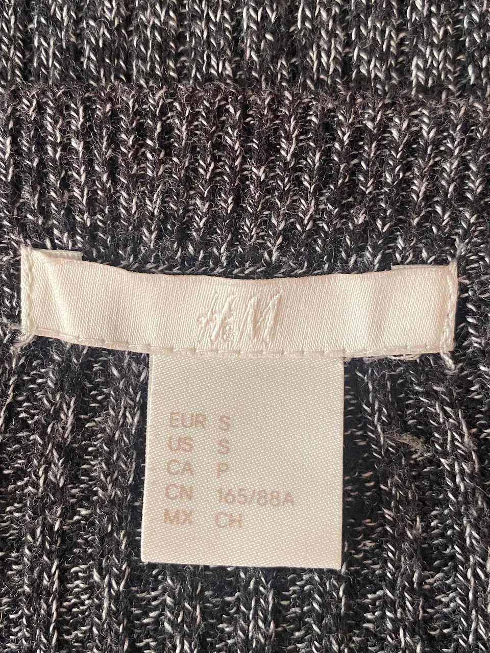Chaleco H&M – Knit Jaspeado con Aberturas - Talla S 8