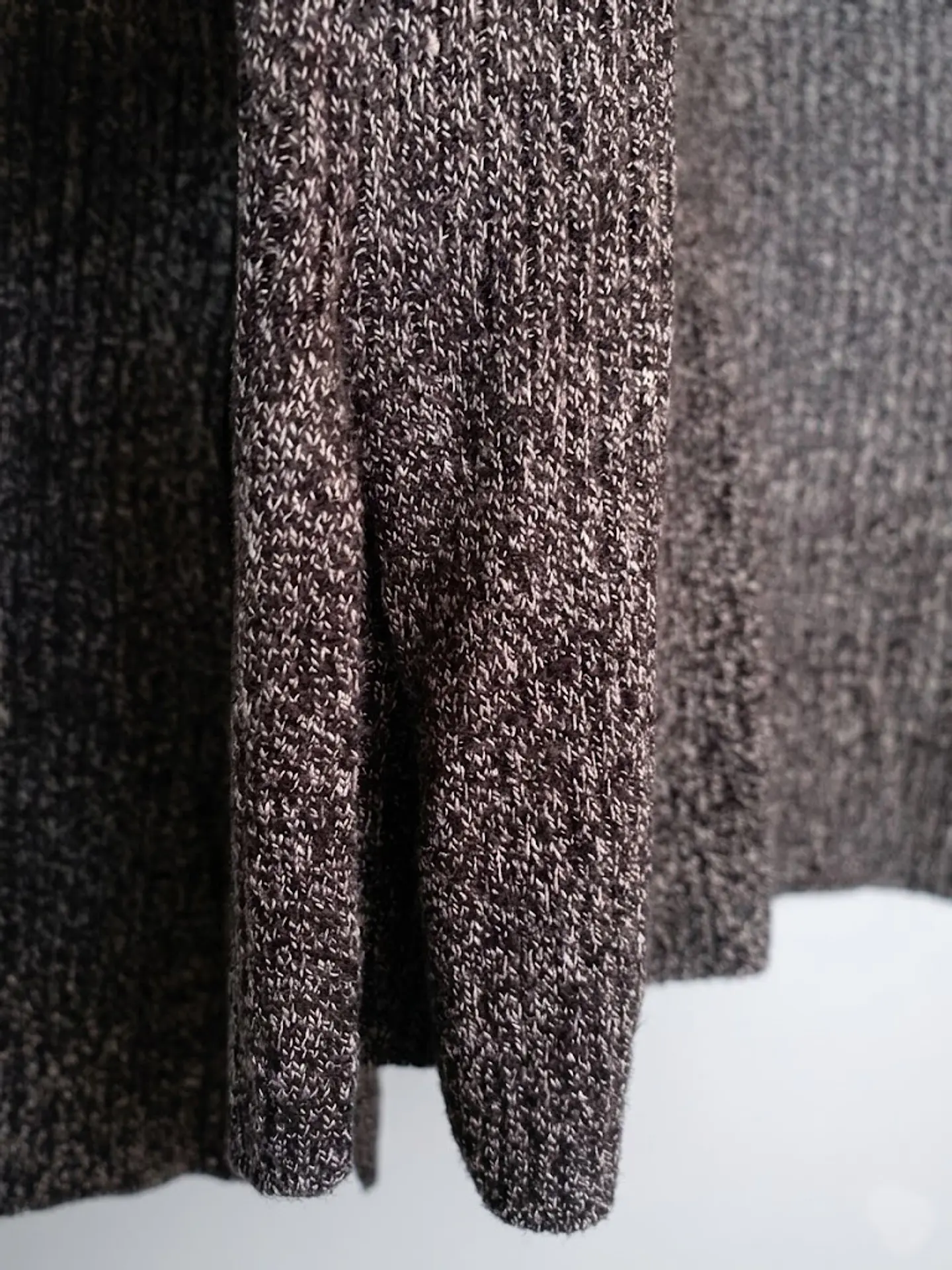 Chaleco H&M – Knit Jaspeado con Aberturas - Talla S 10