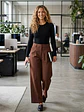Pantalón Basement  Wide Leg – Elegancia y Tendencia Sastrera - Talla 36 - Miniatura 3