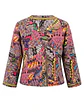 Chaqueta Blazer Étnica Multicolor – Estilo, Contraste y Brillo - Talla S/M - Miniatura 2