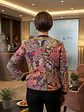 Chaqueta Blazer Étnica Multicolor – Estilo, Contraste y Brillo - Talla S/M - Miniatura 5