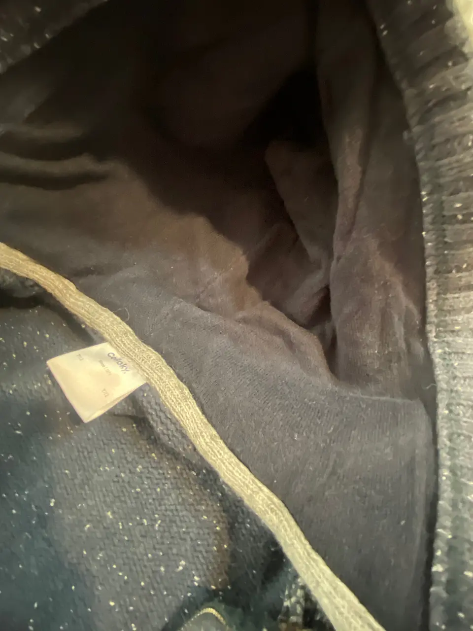 Polerón de Lana Colloky con Cierre y Gorro – Talla 12, pero se ajusta más a 6/8 12