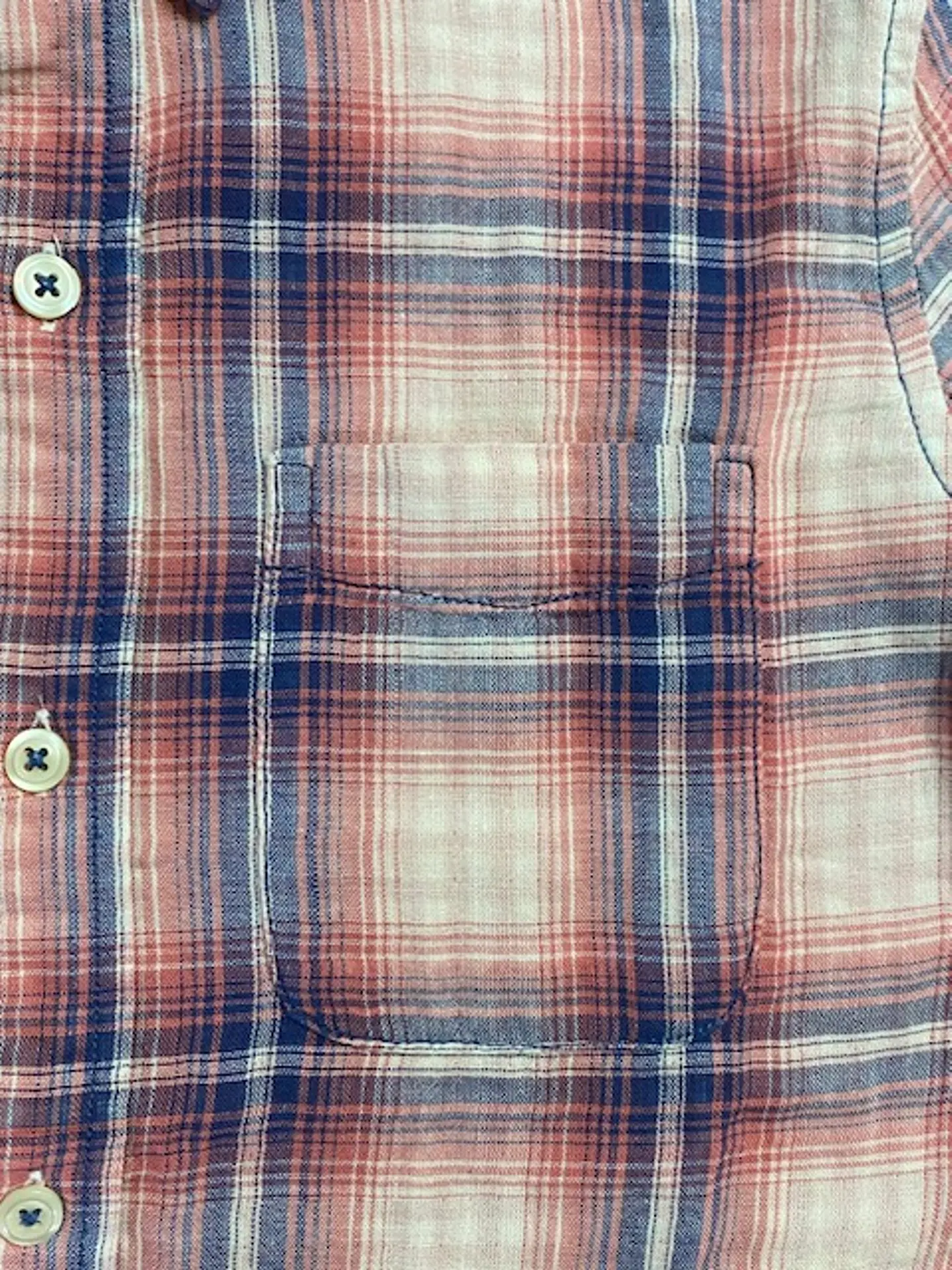 Camisa de Algodón GAP Kids a Cuadros – Estilo Clásico y Confort Diario - Talla M / 8-9 11