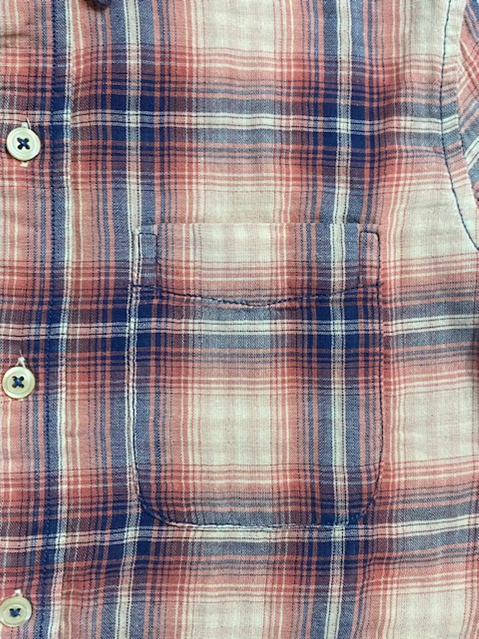 Camisa de Algodón GAP Kids a Cuadros – Estilo Clásico y Confort Diario - Talla M / 8-9 11