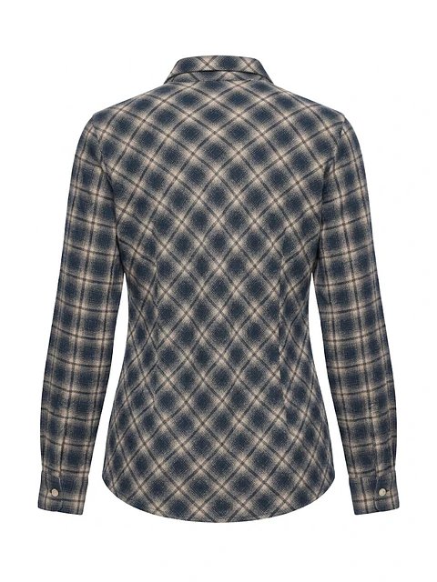 Blusa Esprit de Viscosa a Cuadros –  talla S/M