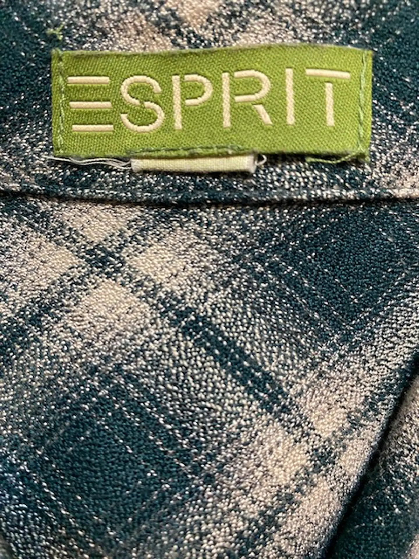 Blusa Esprit de Viscosa a Cuadros –  talla S/M 6