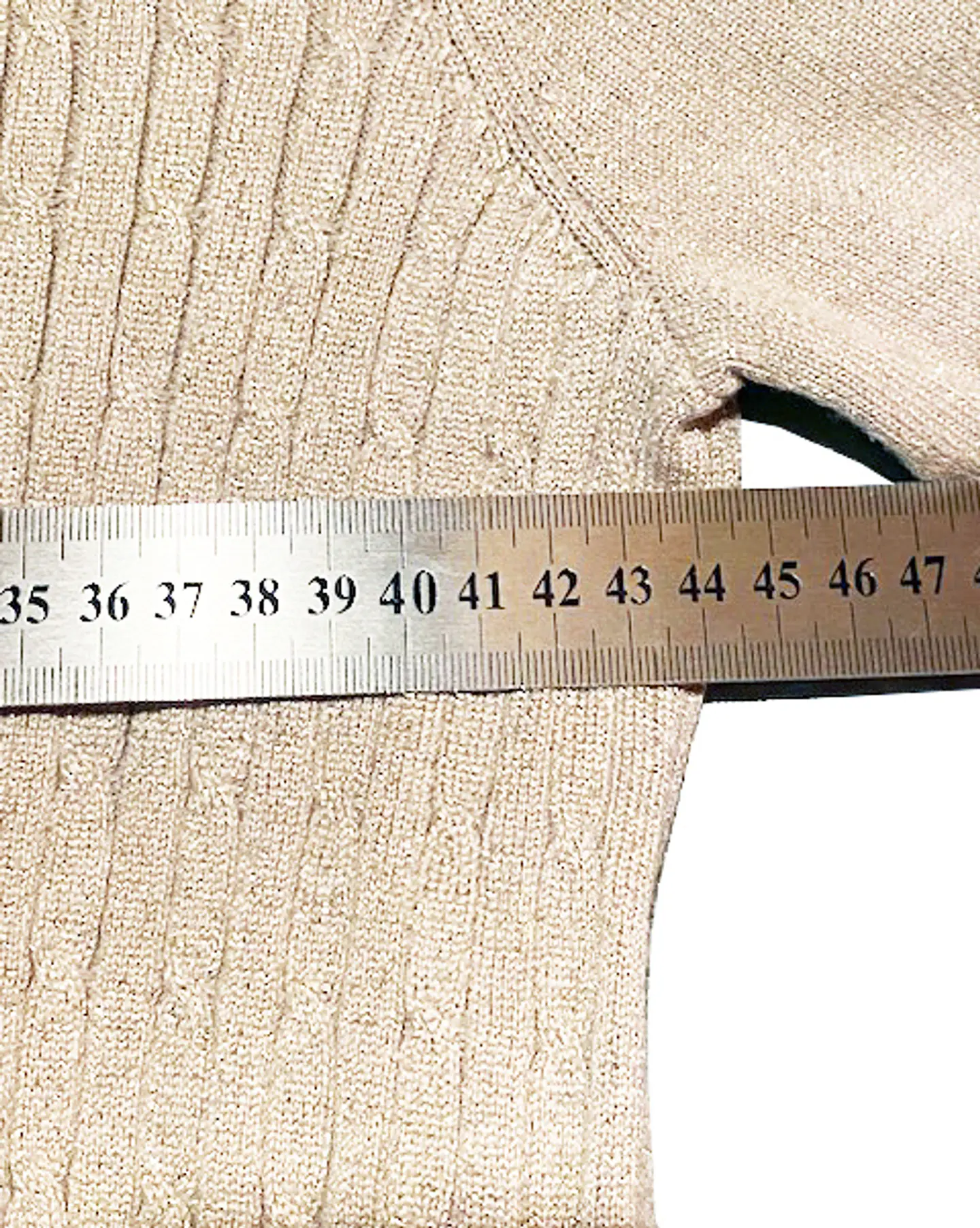 Chaleco Marittimo de Hilo Metalizado – Escote V - Talla S 13