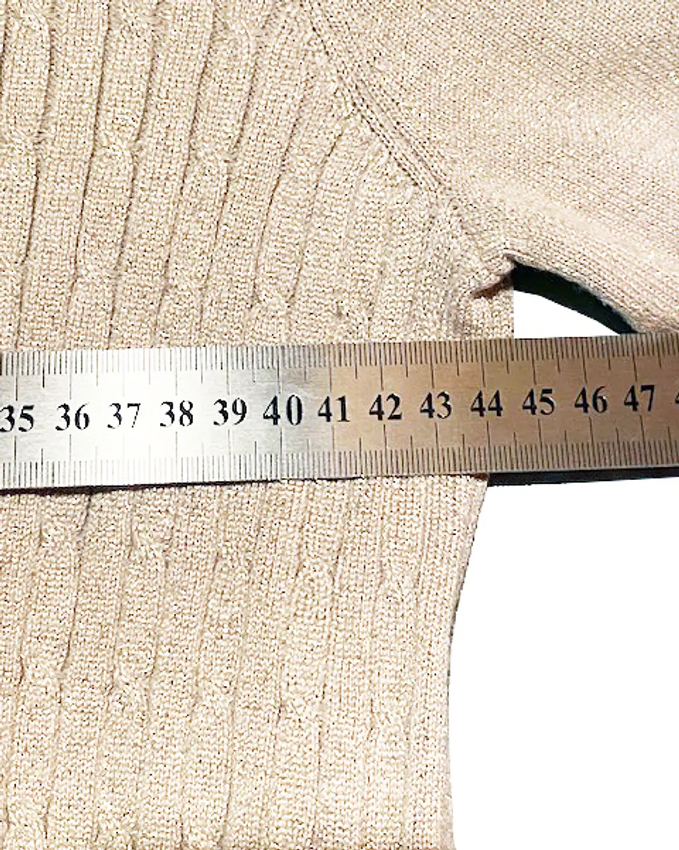 Chaleco Marittimo de Hilo Metalizado – Escote V - Talla S 13