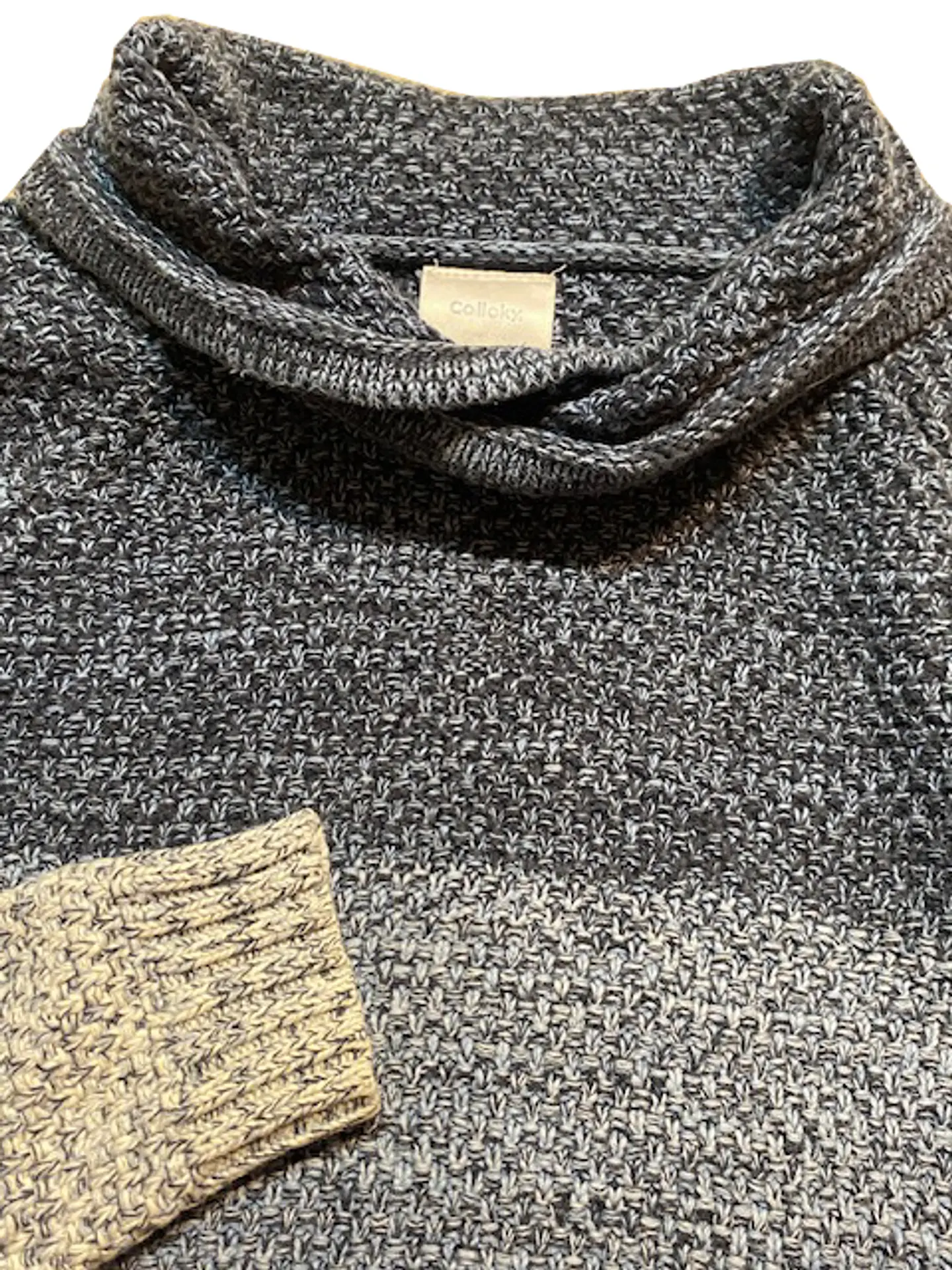 Sweater Colloky Tejido a Rayas Degradé – Estilo Confortable e Invernal - Talla 8 10