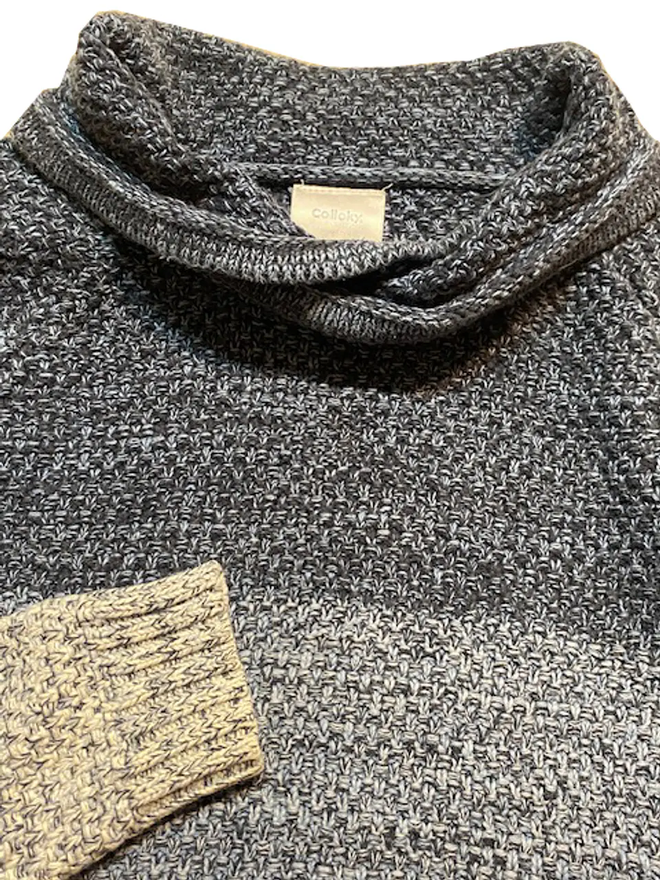Sweater Colloky Tejido a Rayas Degradé – Estilo Confortable e Invernal - Talla 8 10