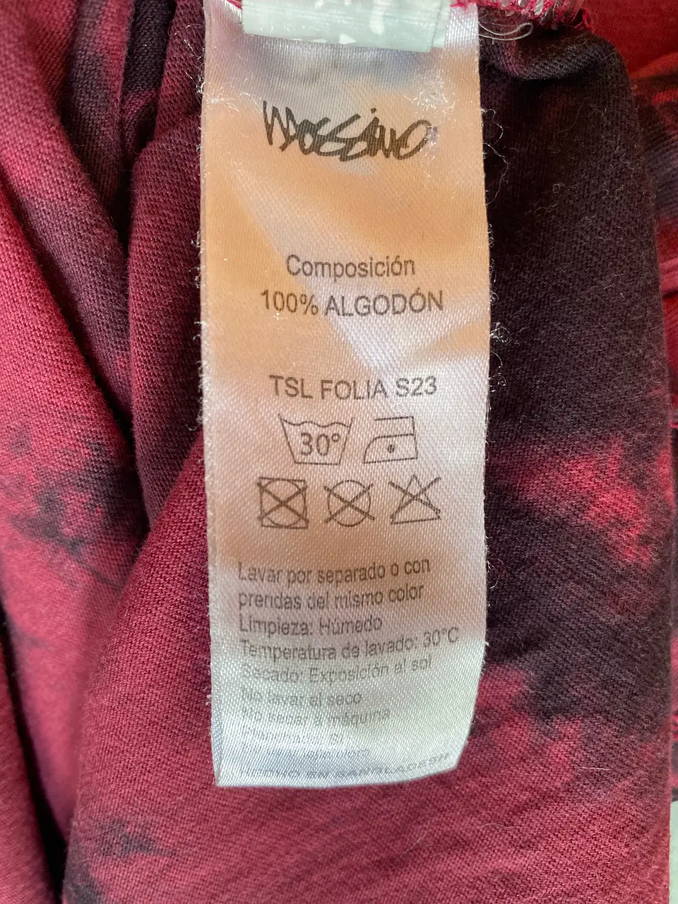 Polera Tie-Dye Mossimo Manga Corta - Talla L 9