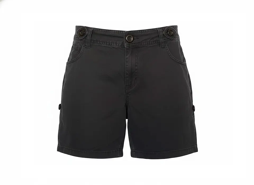 Short de Algodón Mujer H&M Corto Casual Negro Talla 36 3