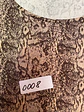 Polera Piel Serpiente Mujer Basement Basic Sin Mangas Café Talla M - Miniatura 11