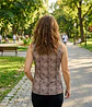 Polera Piel Serpiente Mujer Basement Basic Sin Mangas Café Talla M - Miniatura 5