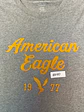 Polera Hombre American Eagle Gris Jaspeada con Estampado Talla XL - Miniatura 9