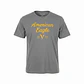 Polera Hombre American Eagle Gris Jaspeada con Estampado Talla XL - Miniatura 1