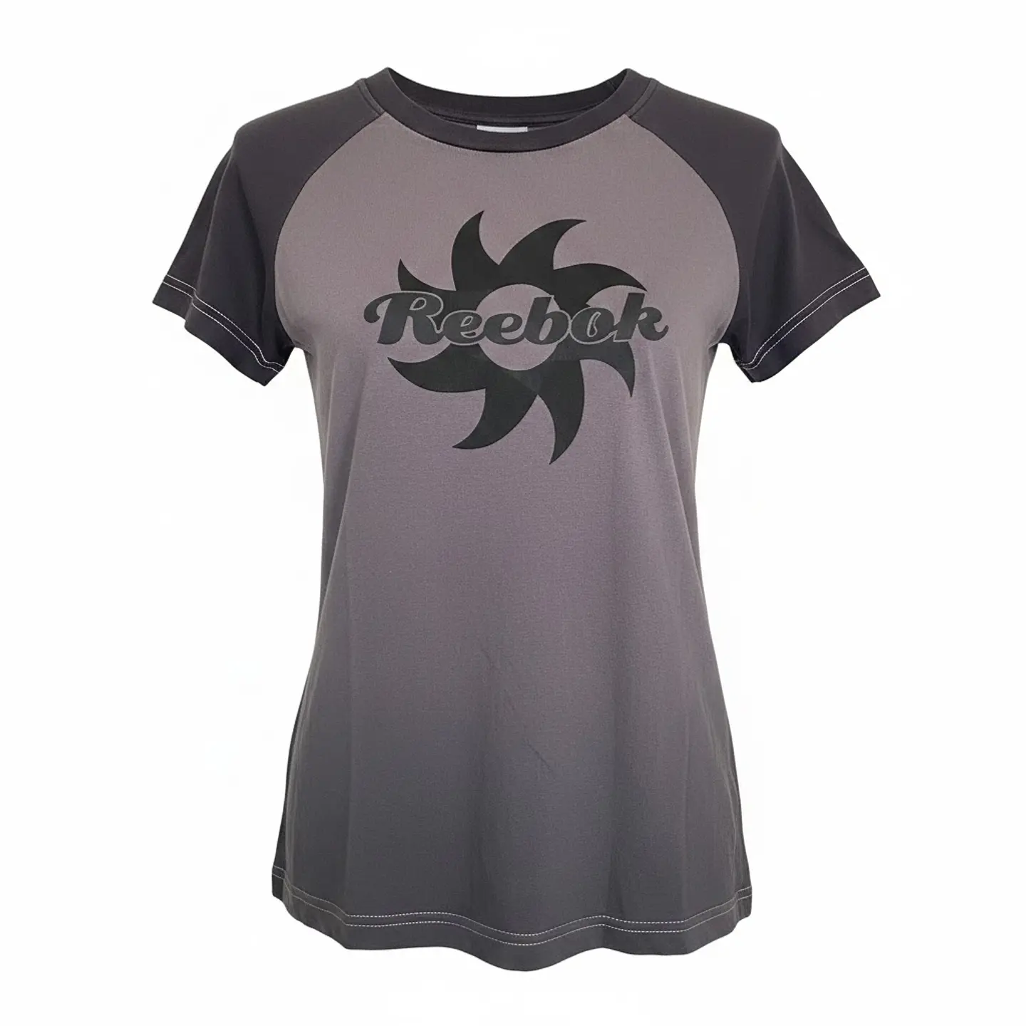 Polera Mujer Reebok Manga Ranglan Corta Deportiva Talla S 1