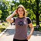 Polera Mujer Reebok Manga Ranglan Corta Deportiva Talla S - Miniatura 3