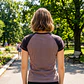 Polera Mujer Reebok Manga Ranglan Corta Deportiva Talla S - Miniatura 5