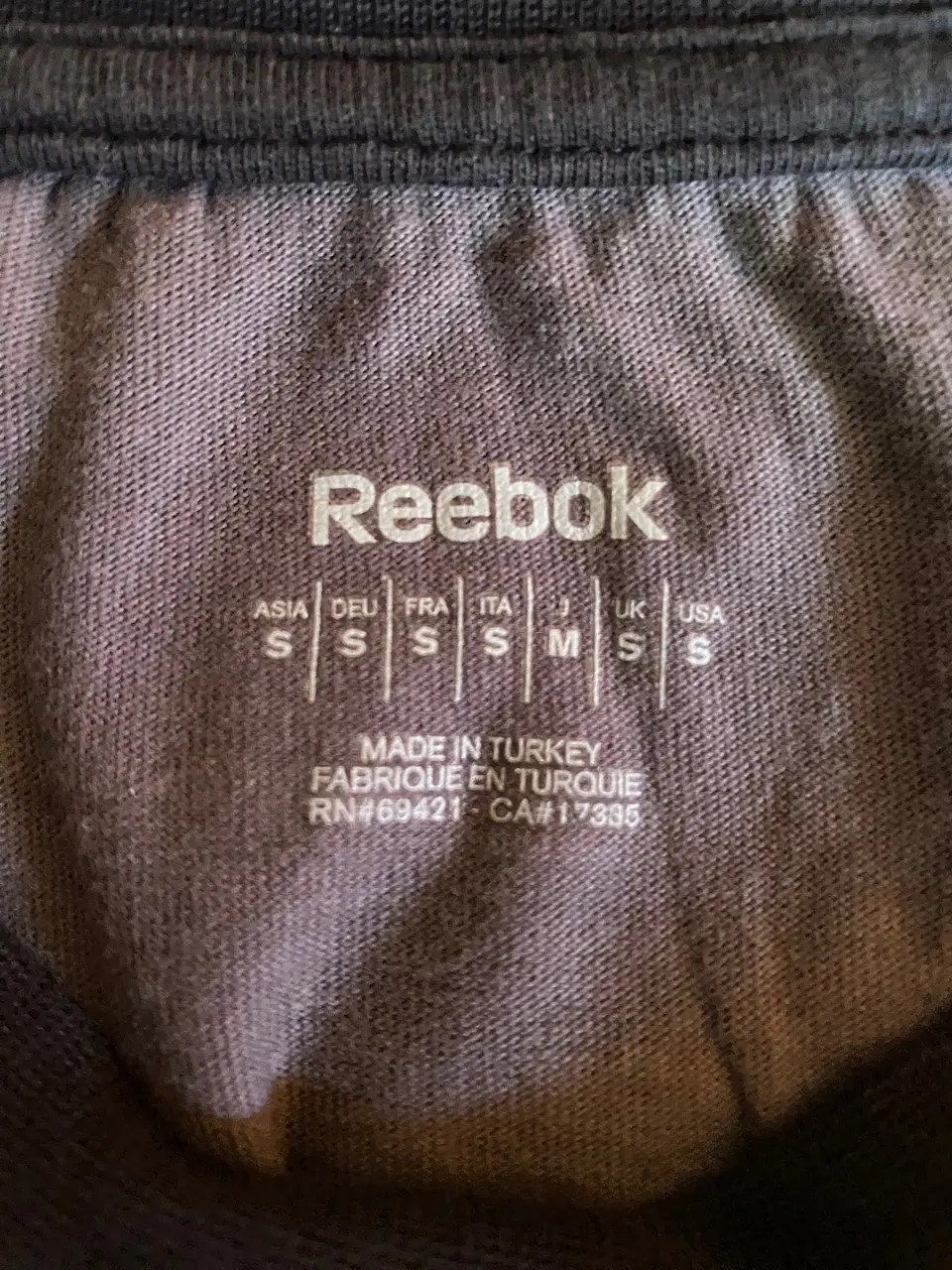 Polera Mujer Reebok Manga Ranglan Corta Deportiva Talla S 6