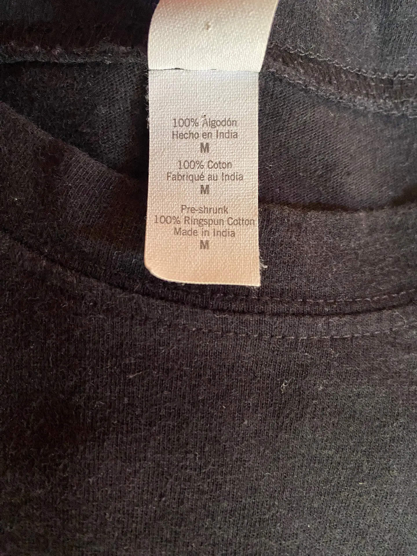 Polera Mujer Tultex Negra Hornets Booker T Washington Talla M 7