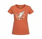 Polera Mujer Alpinextrem Terracota Estampado Ballena Talla S - Miniatura 1