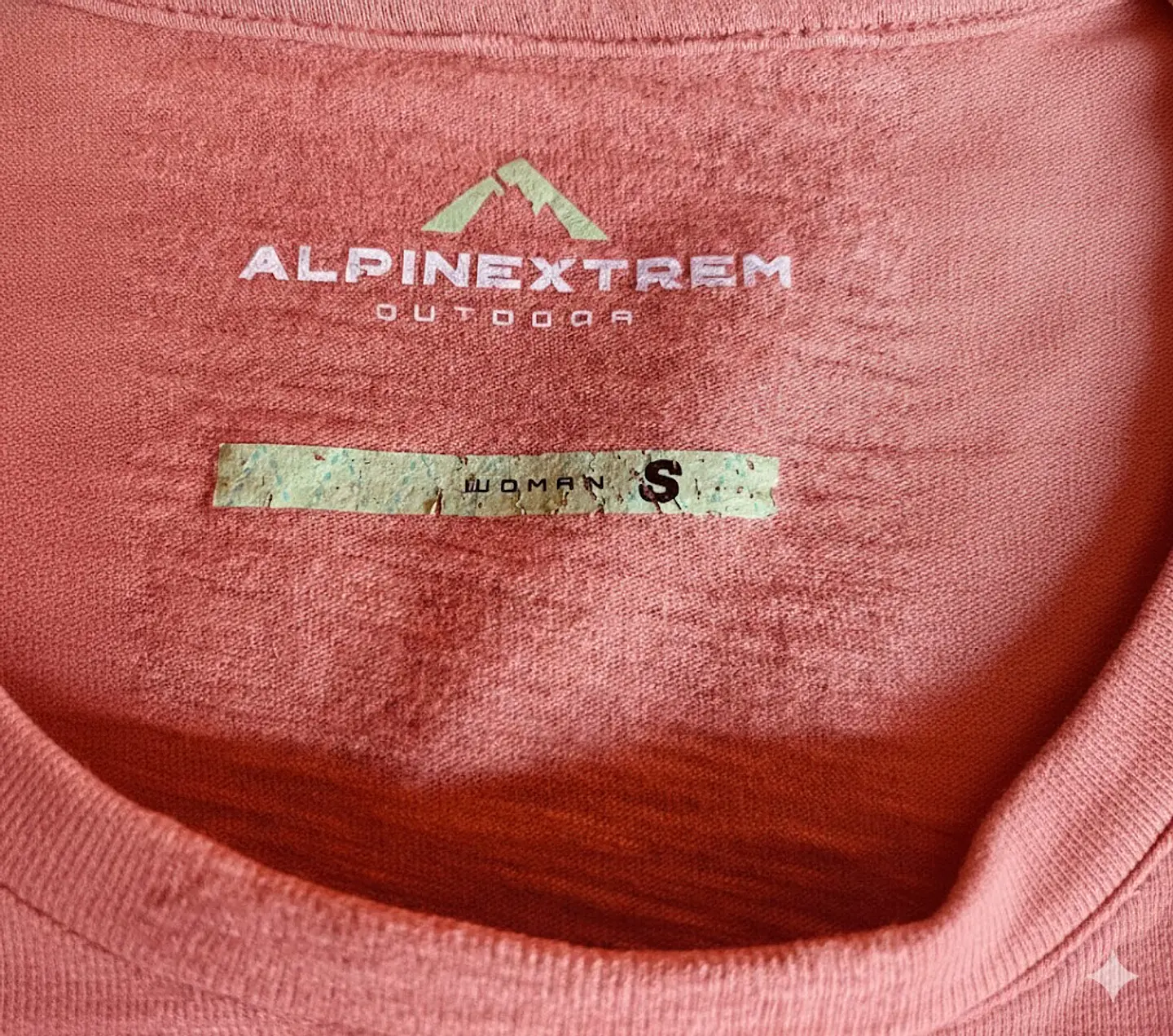 Polera Mujer Alpinextrem Terracota Estampado Ballena Talla S 6