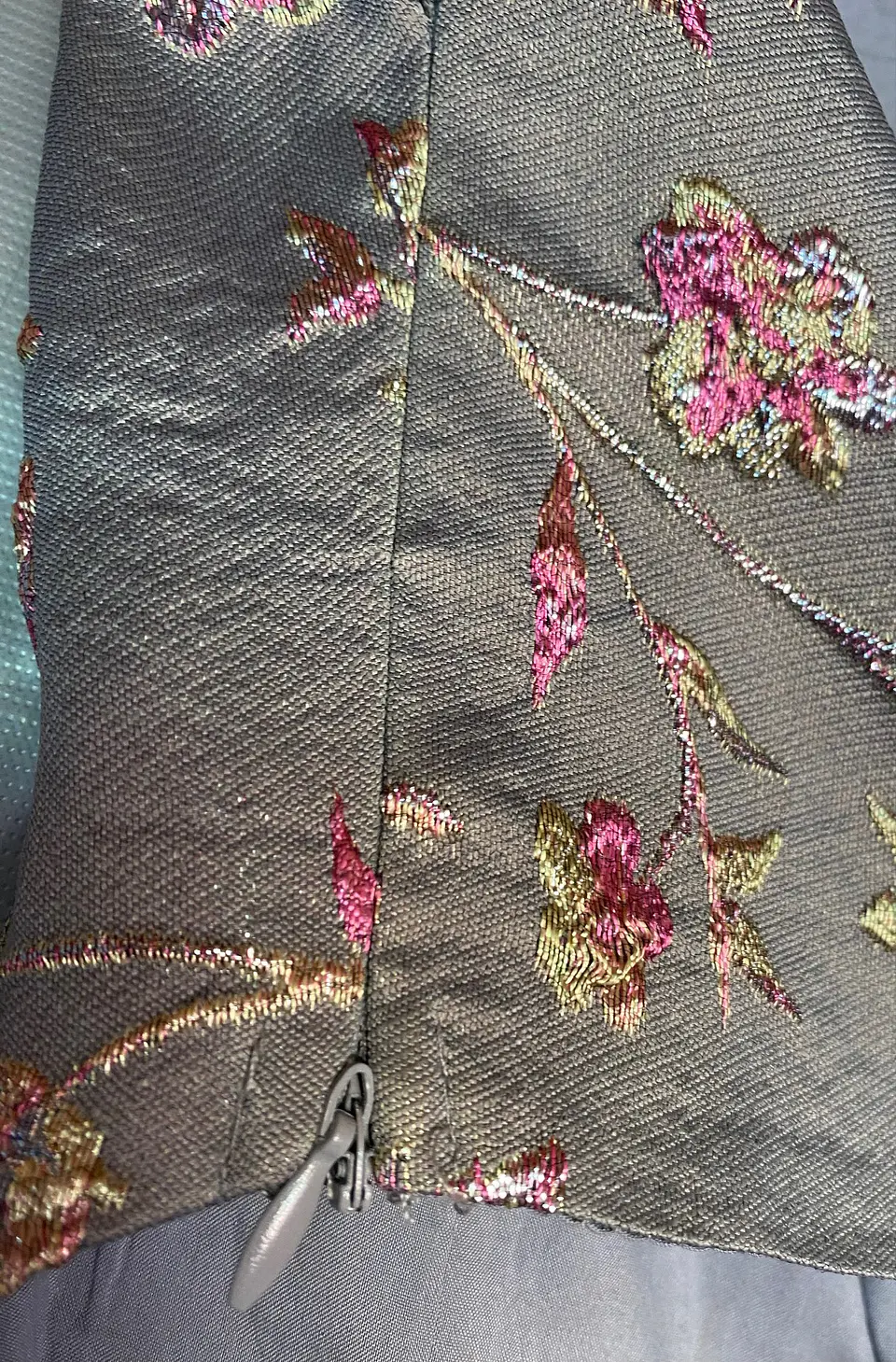 Corset Fiesta Mujer Brocado Floral Strapless Talla XS 6