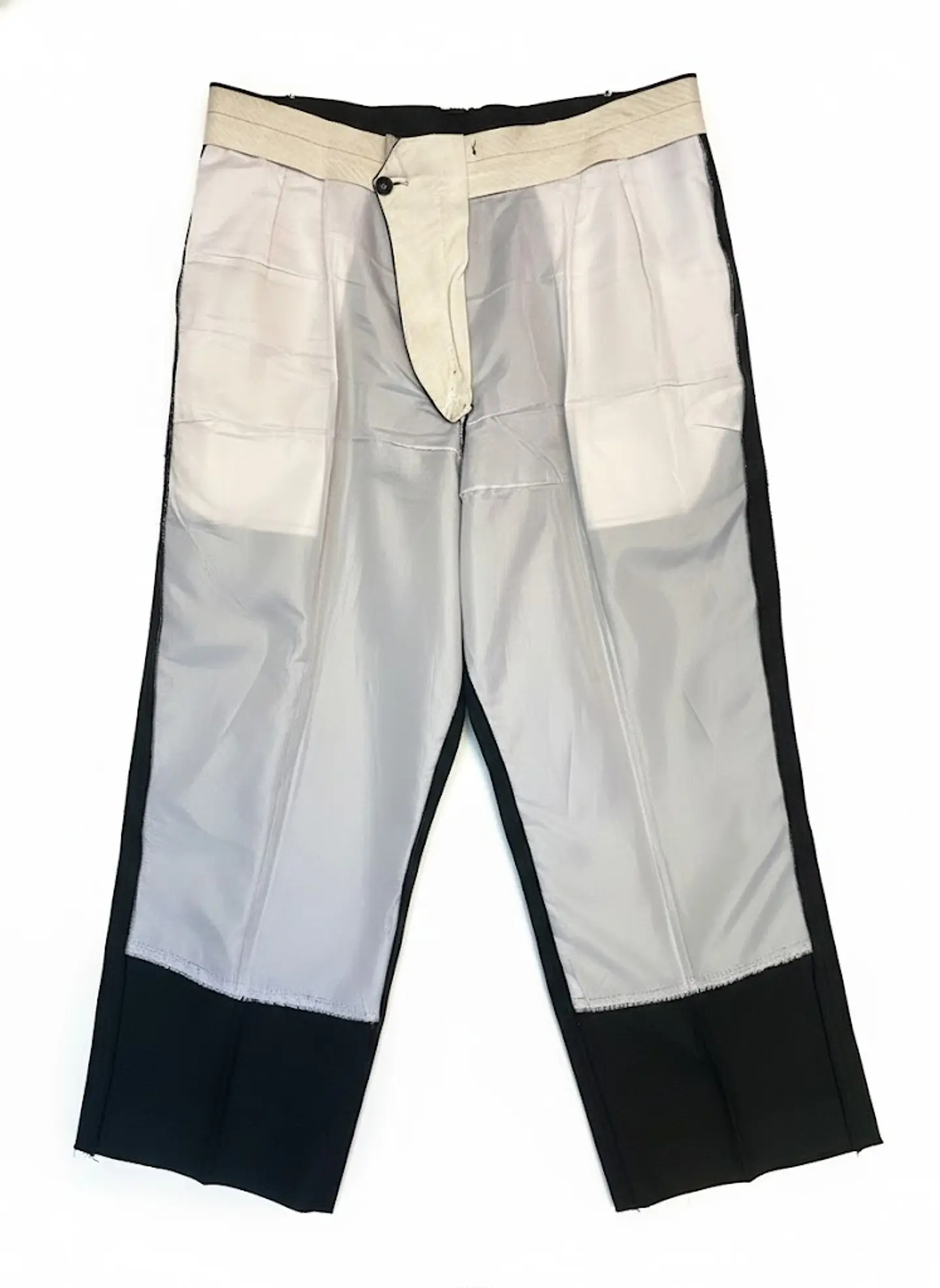 Pantalón de Vestir Hombre Gris Oscuro de Calce Clásico con Pliegues Talla XXL 7
