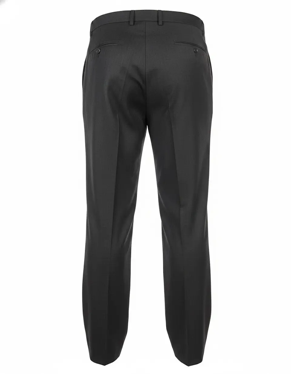 Pantalón de Vestir Hombre Gris Oscuro de Calce Clásico con Pliegues Talla XXL 2