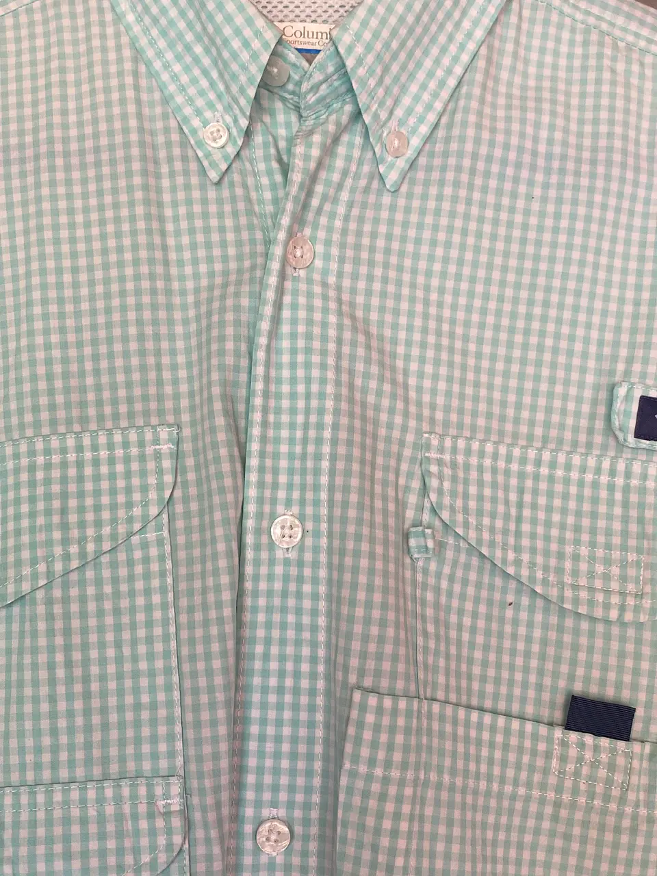 Camisa Manga Corta Hombre Columbia PFG Talla M 11