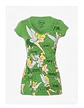 Polera Disney Mujer Campanita Tinkerbell Verde Cuello V Talla S - Miniatura 1