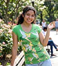 Polera Disney Mujer Campanita Tinkerbell Verde Cuello V Talla S - Miniatura 3