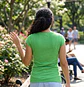 Polera Disney Mujer Campanita Tinkerbell Verde Cuello V Talla S - Miniatura 5