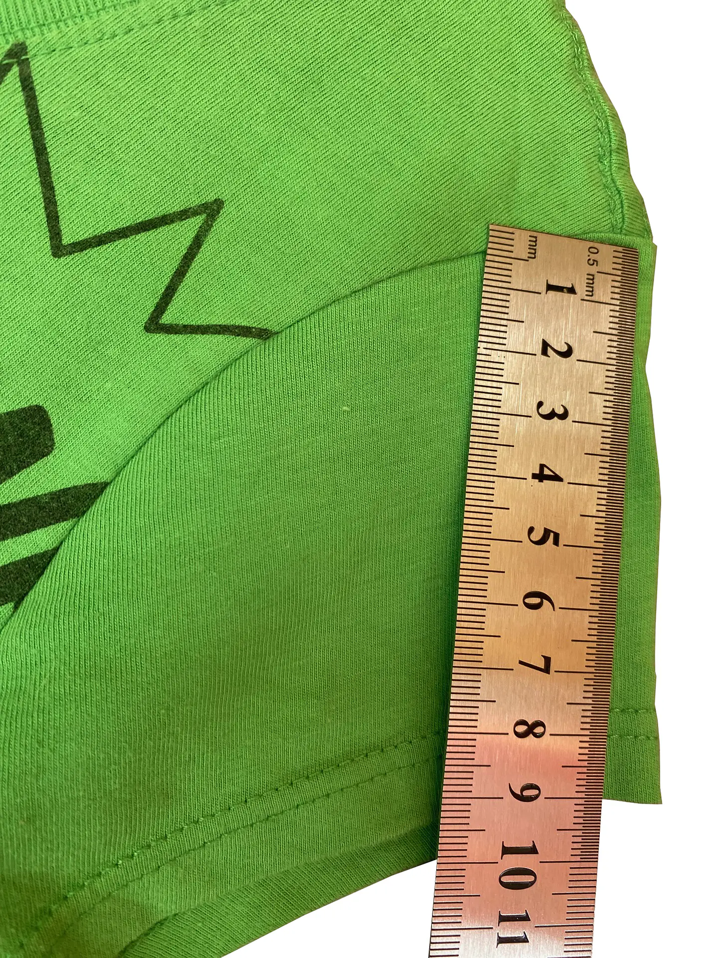 Polera Disney Mujer Campanita Tinkerbell Verde Cuello V Talla S 11