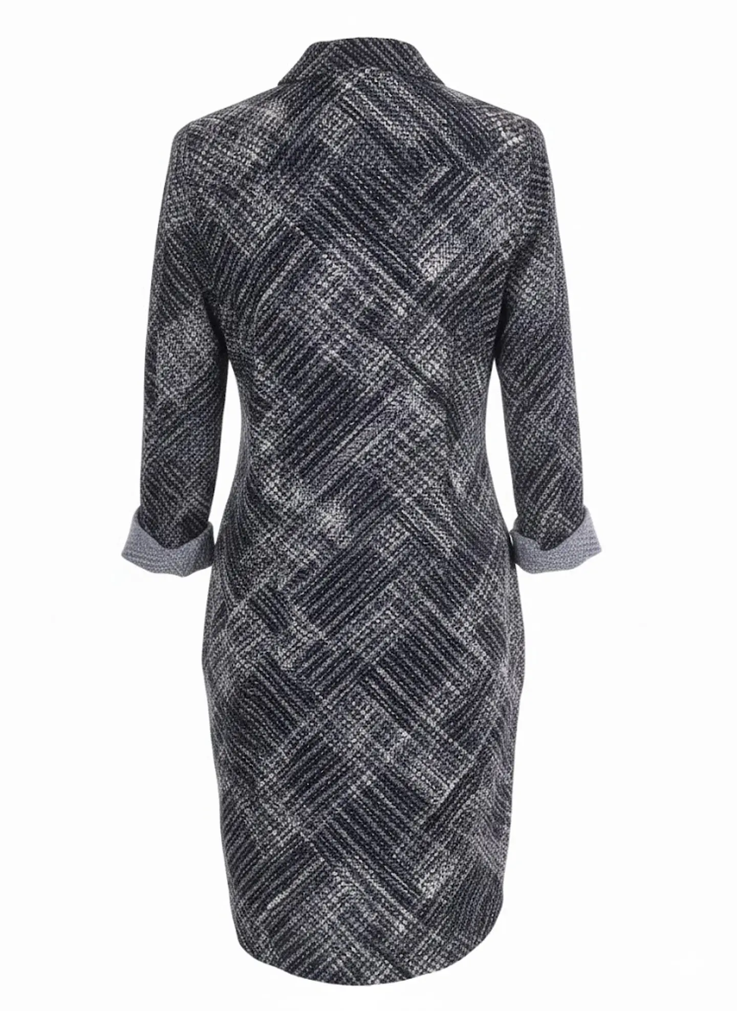Vestido Corto Mujer The Limited Tipo Camisero Azul Ejecutivo Talla XS 2