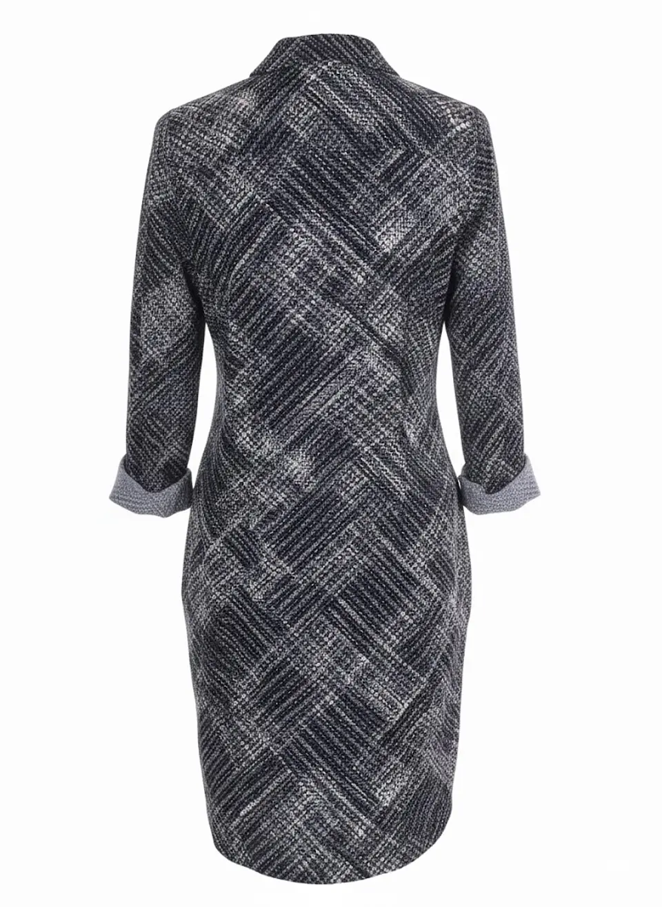 Vestido Corto Mujer The Limited Tipo Camisero Azul Ejecutivo Talla XS 2