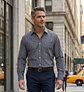 Camisa Hombre Guy Laroche Regular Fit Rayas Negro y Blanco Talla L - Miniatura 3