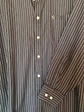Camisa Hombre Guy Laroche Regular Fit Rayas Negro y Blanco Talla L - Miniatura 9
