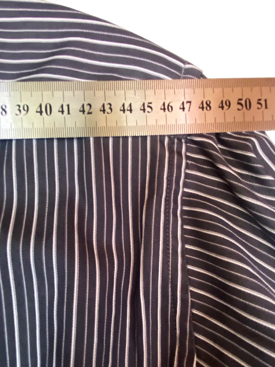 Camisa Hombre Guy Laroche Regular Fit Rayas Negro y Blanco Talla L 12