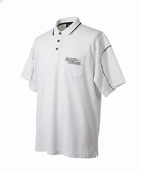 Polera Polo Hombre Harley-Davidson Blanco Urbano Talla XL